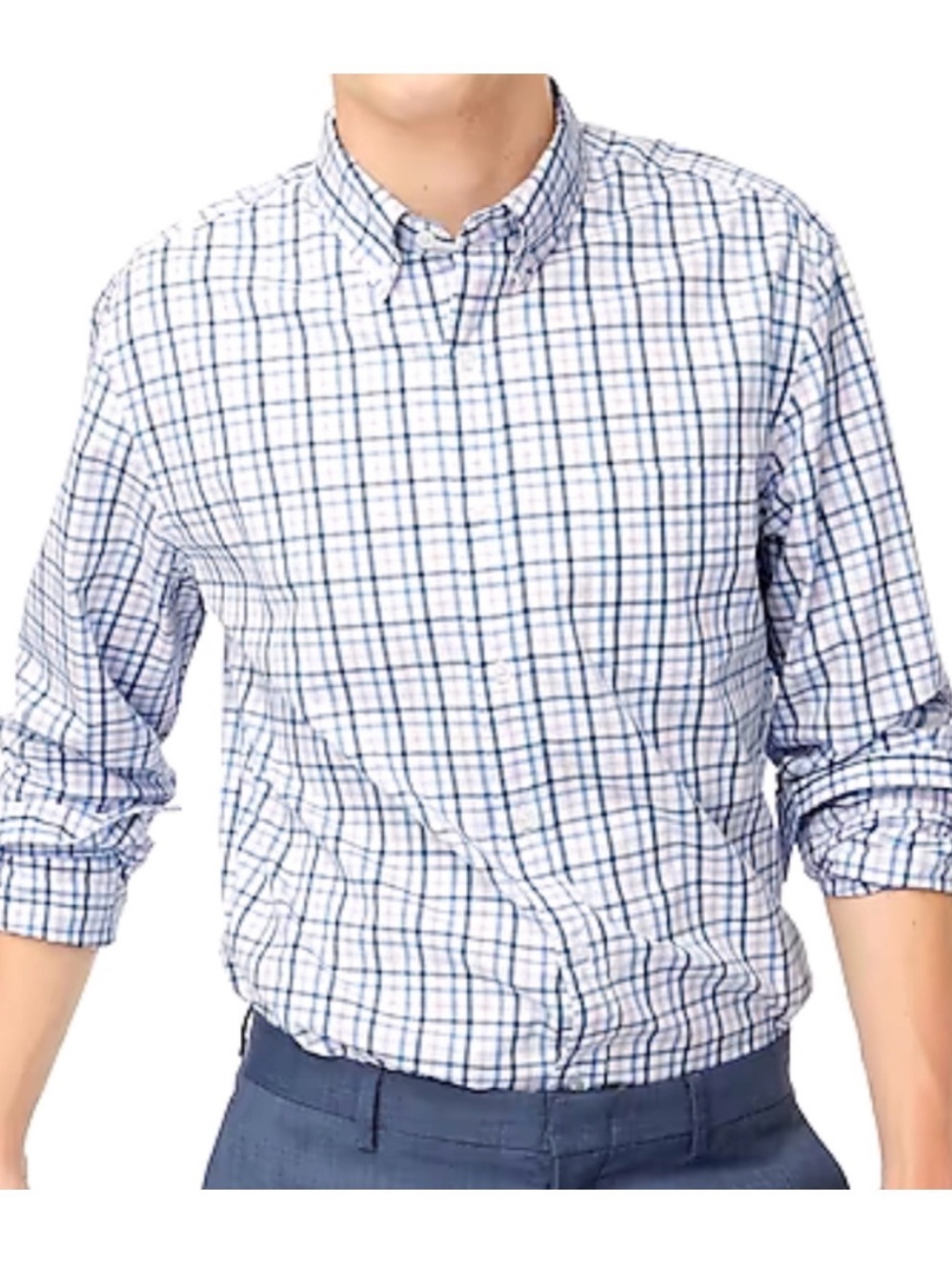 J. Crew Men’s Classic Dress Shirt Flex Washed Size Medium
